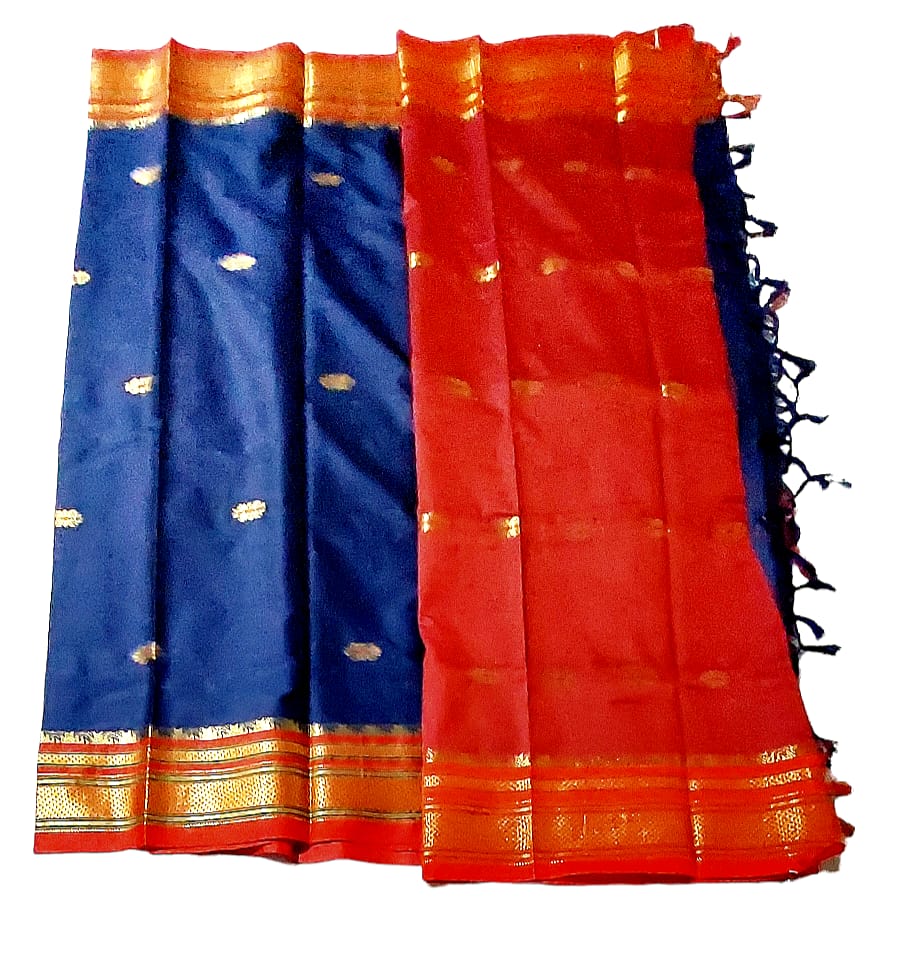 Exquisite Kadiyal Paithani Silk Saree