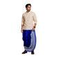 Cotton Silk Dhoti Pant With Contrasting Colour