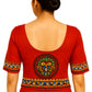 Fash Weave Cotton Silk Madhubani Hand-Painted Blouse Pieces for Women & Girls | Elegant Artisanal Designs Combining Traditional Craftsmanship and Modern Fashion