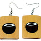Purely Handmade & Handpainted Bamboo Earrings