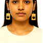 Purely Handmade & Handpainted Bamboo Earrings