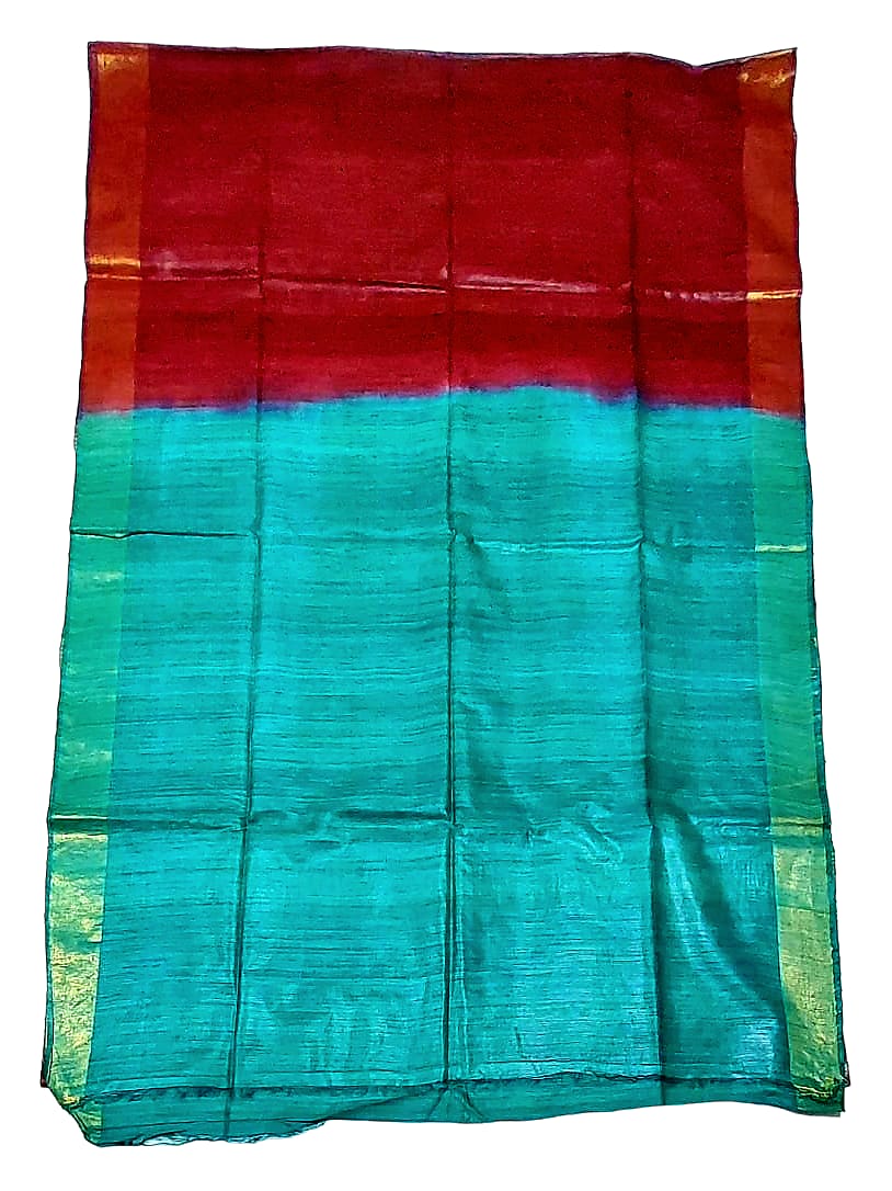 Premium Tussar Ghiccha Silk Saree  with Blouse Piece For Women & Girls