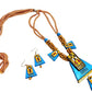 Terracotta Tribal Design Necklace Sets