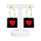 Purely Handmade Lightweight Clay Earrings For Women & Girls I Special Collection For Valentines Day