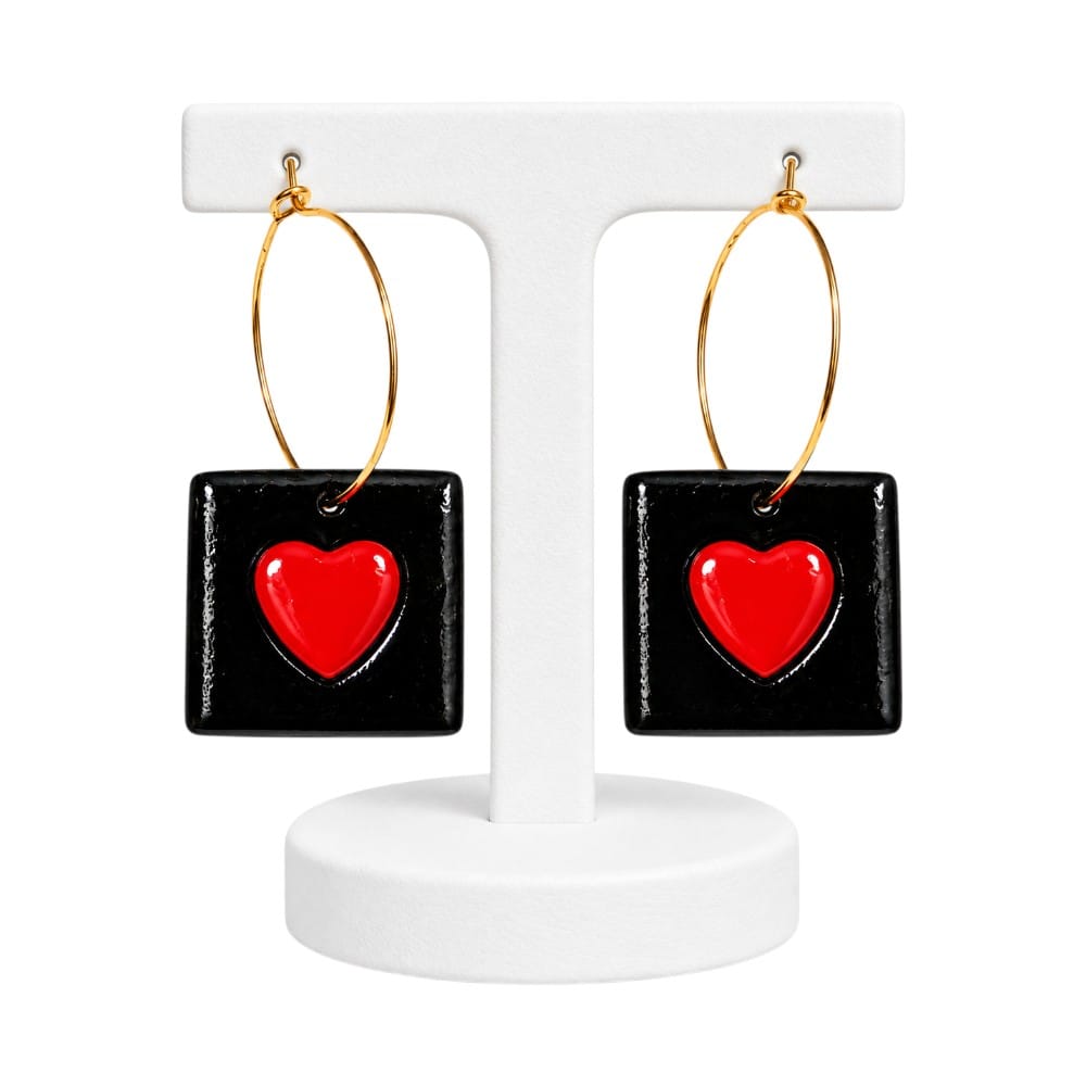 Purely Handmade Lightweight Clay Earrings For Women & Girls I Special Collection For Valentines Day