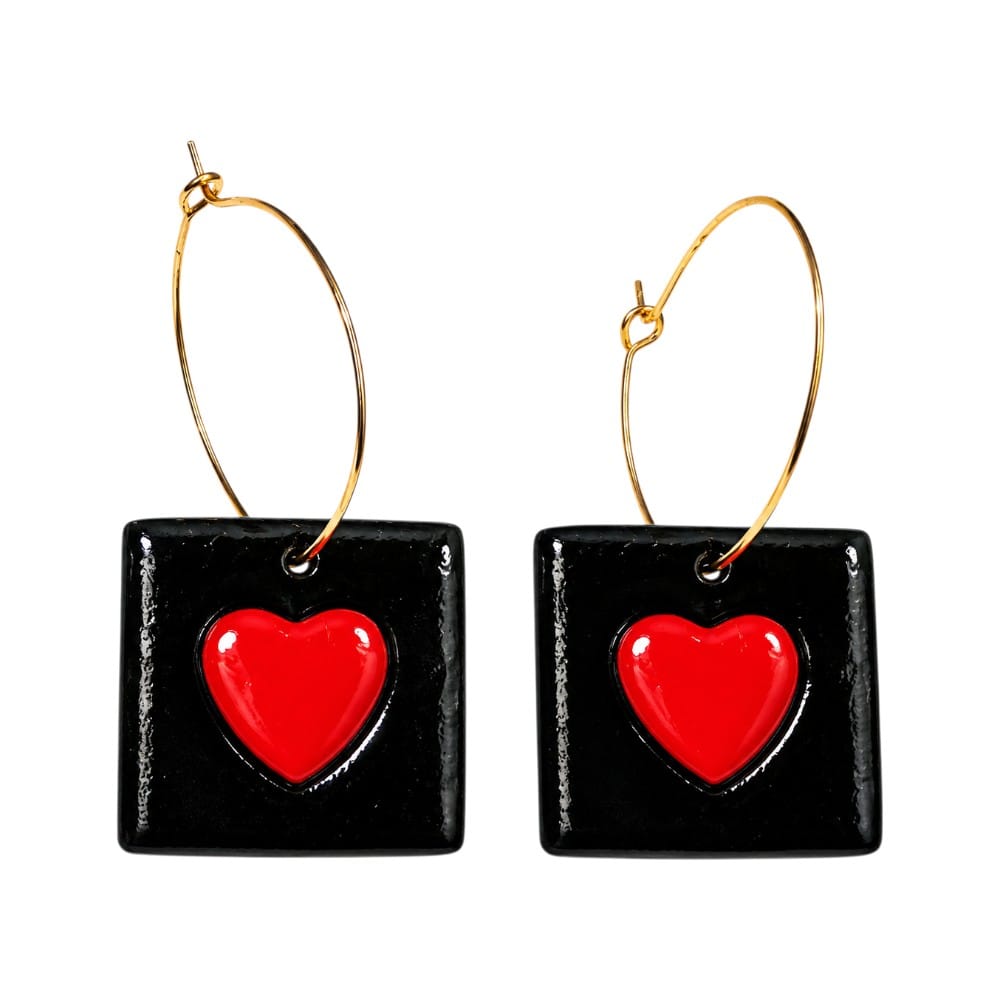 Purely Handmade Lightweight Clay Earrings For Women & Girls I Special Collection For Valentines Day