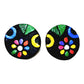 Purely Handmade Round Shaped Terracotta Stud Earrings