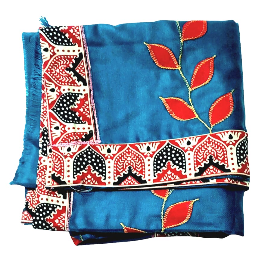 Handwoven Applique Patchwork Shawls for Women & Girls