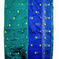 Maheshwari Cotton Silk Saree with Contrast Blouse & Contrast Pallu