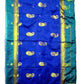 Maheshwari Cotton Silk Saree with Contrast Blouse & Contrast Pallu