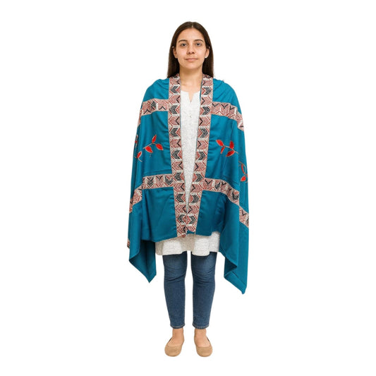 Handwoven Applique Patchwork Shawls for Women & Girls