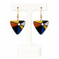 Handmade Mosaic Inspired Abstract Design Terracotta Earrings (Danglers)