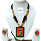 Terracotta Tribal Design Necklace Sets