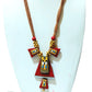 Terracotta Tribal Design Necklace Sets