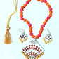 Terracotta Tribal Design Necklace Sets