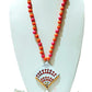 Terracotta Tribal Design Necklace Sets