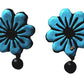 Floral Design Terracotta Stud Earrings