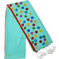 Handloom Pure Cotton Saree with Blouse Piece & Stylish Multicolour Polka Dots | Comfortable & Lightweight