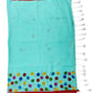 Handloom Pure Cotton Saree with Blouse Piece & Stylish Multicolour Polka Dots | Comfortable & Lightweight