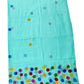 Handloom Pure Cotton Saree with Blouse Piece & Stylish Multicolour Polka Dots | Comfortable & Lightweight