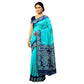 Pure Soft Cotton Lightweight Batik Block Printed Saree