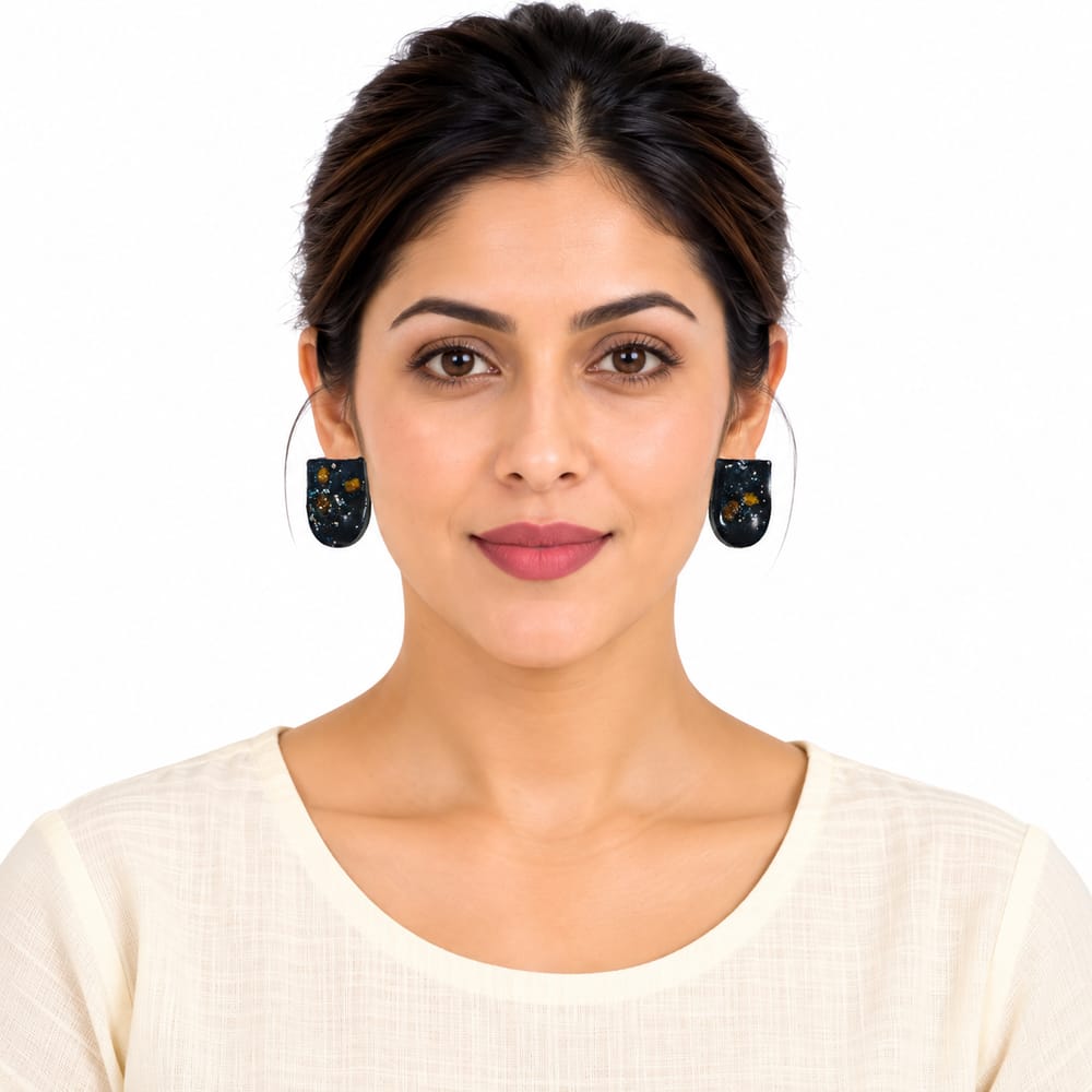 Premium Purely Handmade Resin Jewellery Earrings for Women & Girls