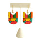 Multicolour Lightweight Terracotta Dangler ( Earrings)