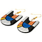 Handmade Mosaic Inspired Abstract Design Terracotta Earrings (Danglers)