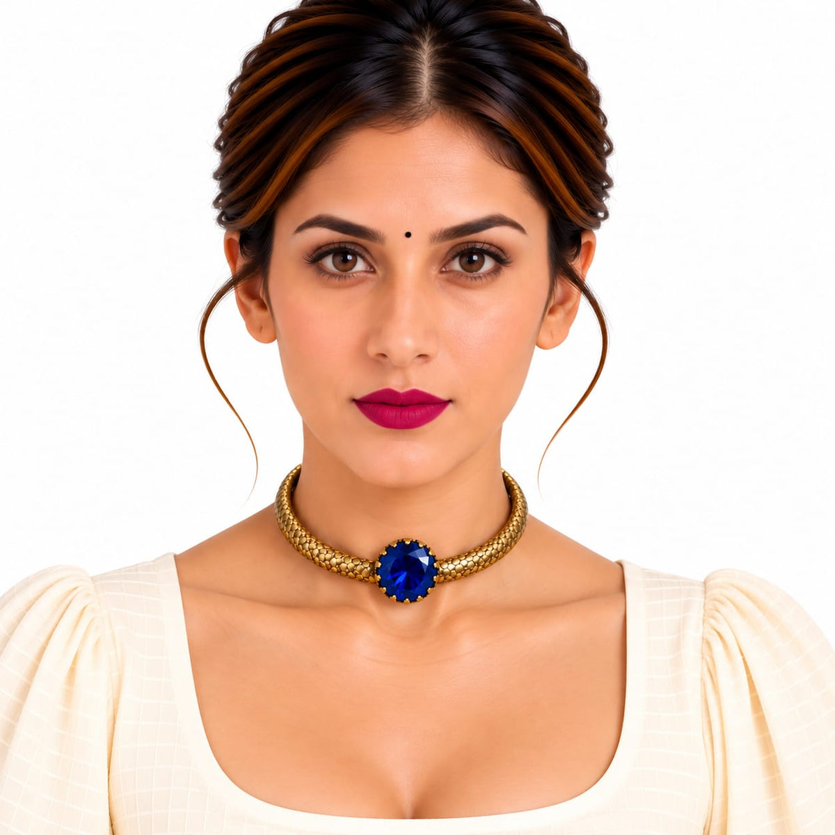 Purely Handmade Lightweight Brass Neckpiece