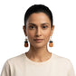 Purely Handmade Matt Finish Clay Drop Earrings