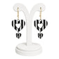 Lightweight Terracotta Heart Shaped Earrings(Danglers)