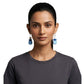 Purely Handmade Matt Finish Clay Drop Earrings