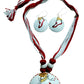 Terracotta Handpainted Jewellery Set
