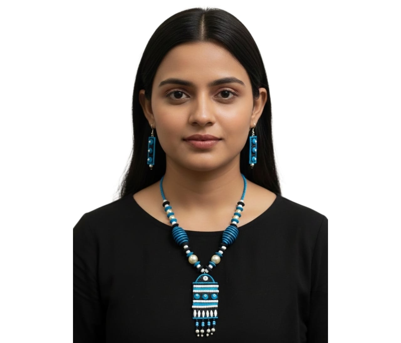 Premium Purely Handmade Jute Jewellery Sets (With Earrings)