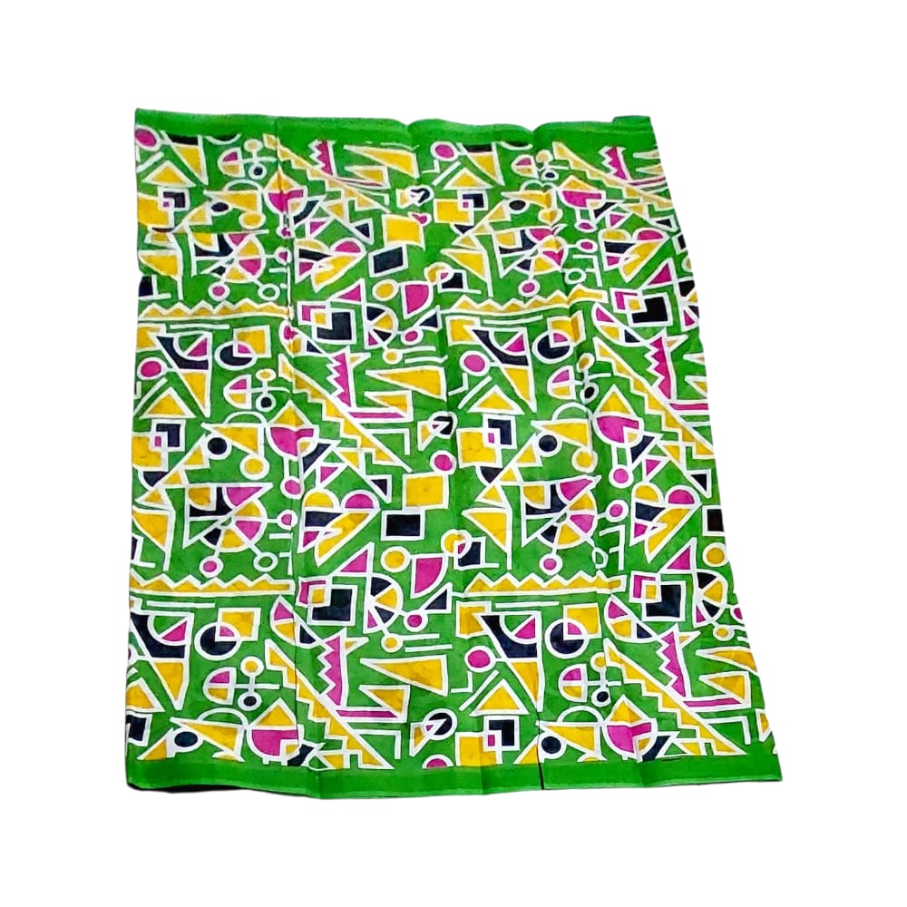 Pure Handloom Cotton Block Printed Saree