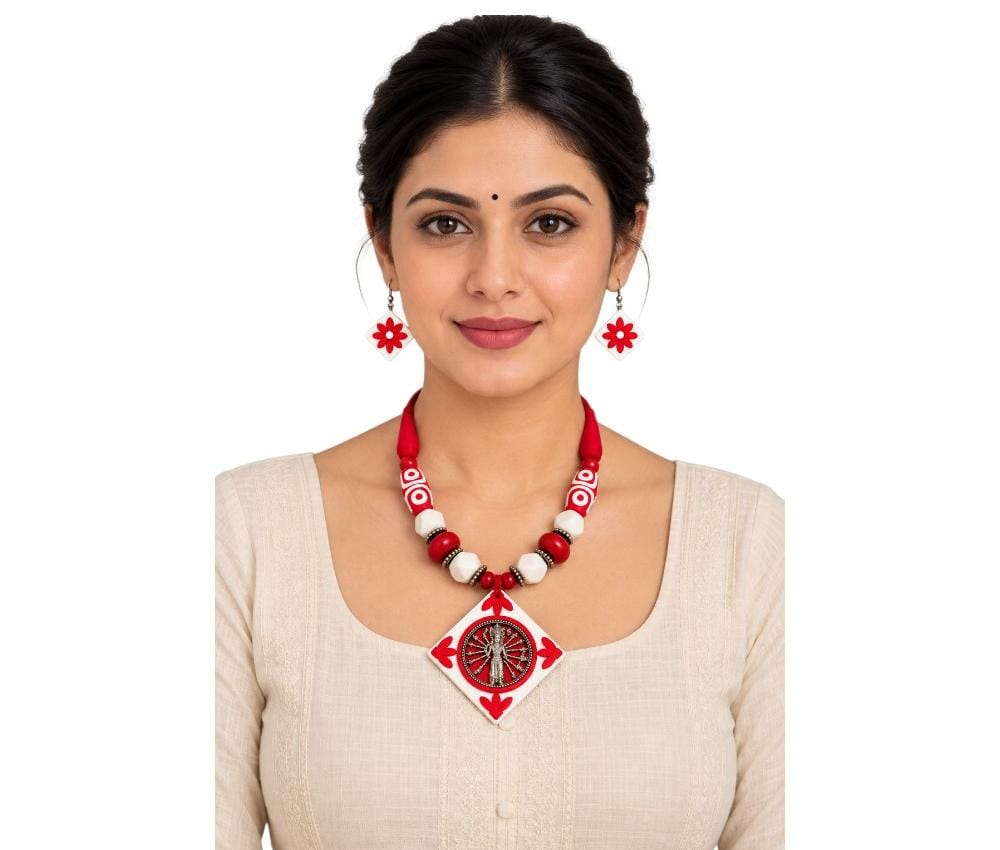 Premium Purely Handmade Clay Jewellery Sets for Women & Girls
