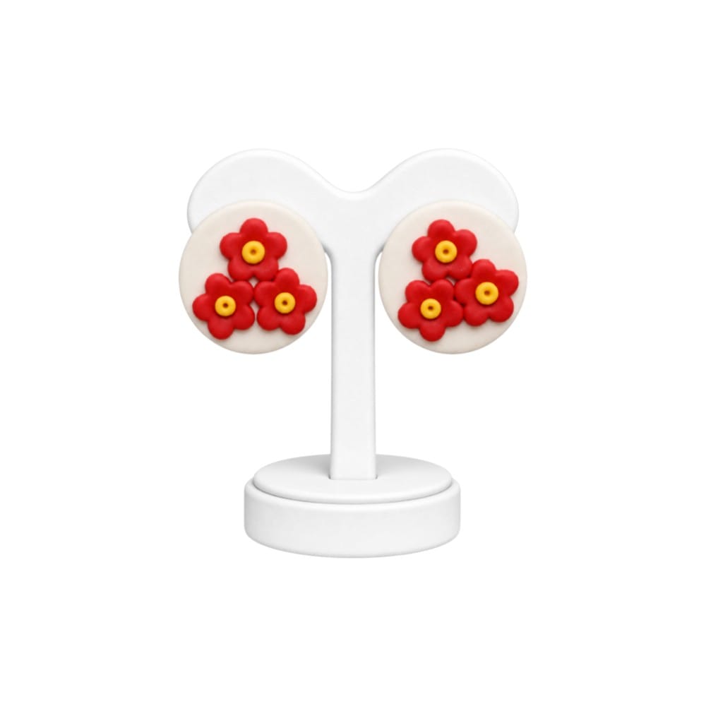 Purely Handmade Clay(Stud) Earrings