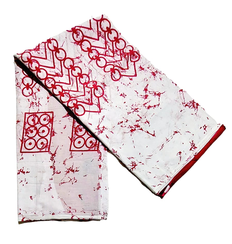 Pure Soft Cotton Hand Block Printed Sarees