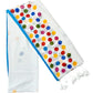 Handloom Pure Cotton Saree with Blouse Piece & Stylish Multicolour Polka Dots | Comfortable & Lightweight