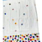 Handloom Pure Cotton Saree with Blouse Piece & Stylish Multicolour Polka Dots | Comfortable & Lightweight