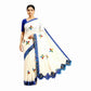 Pure Cotton Handmade Kalamkari Patchwork Saree