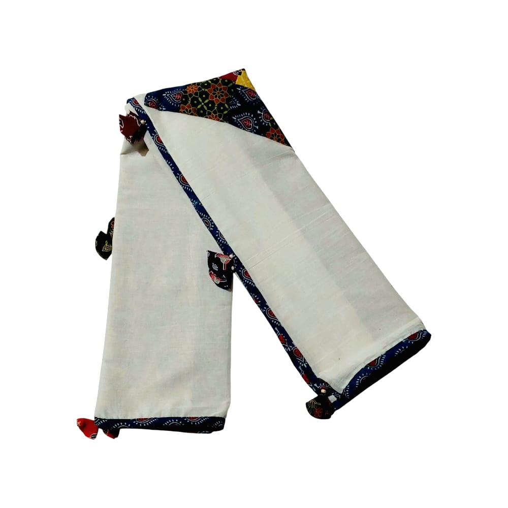 Elegant Ajrakh Hand Block Printed Cotton Dupatta