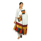 Elegant Ajrakh Hand Block Printed Cotton Dupatta