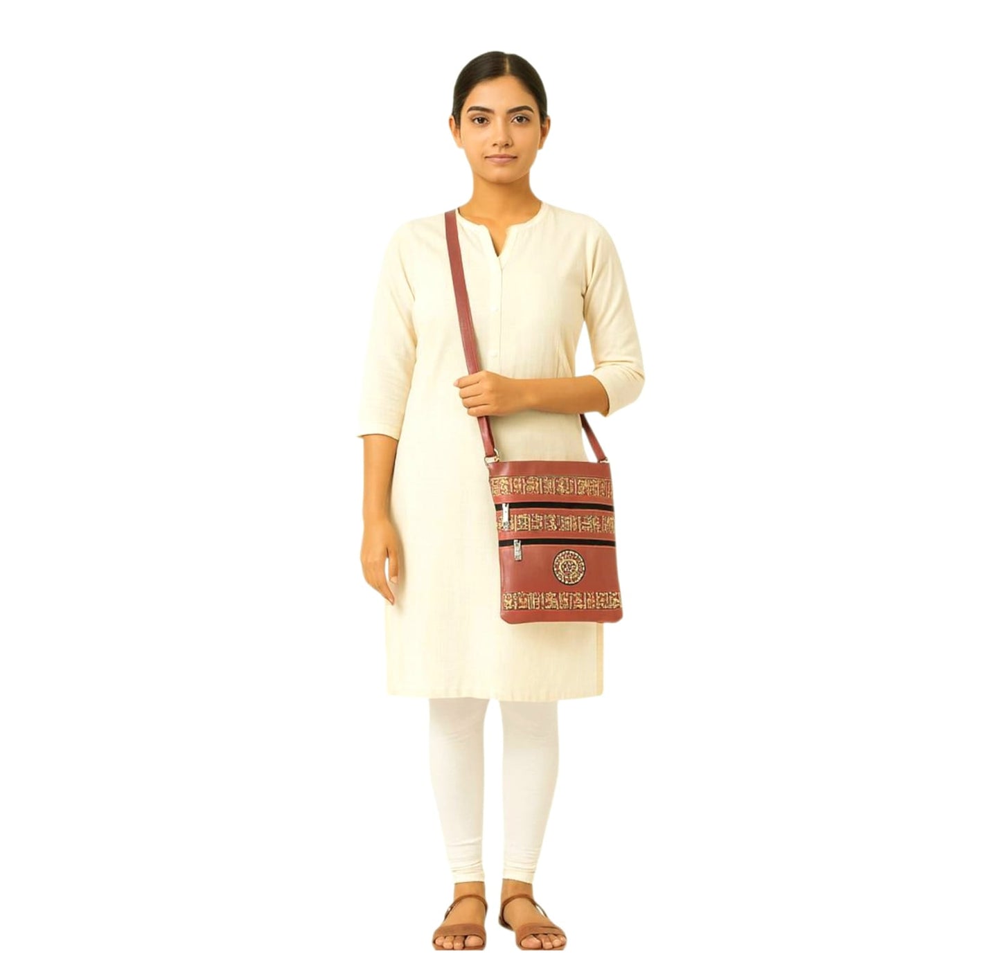 Leather Sling Bag For Women & Girls