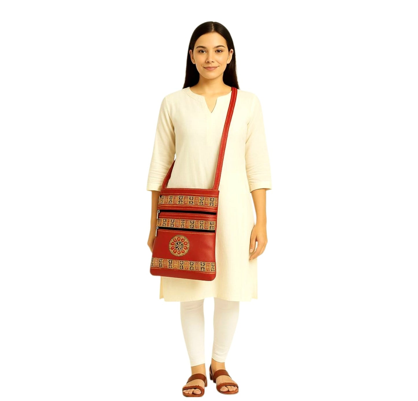 Leather Sling Bag For Women & Girls