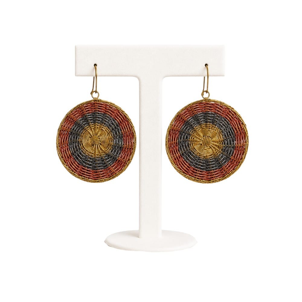 Purely Handmade Brass Earrings