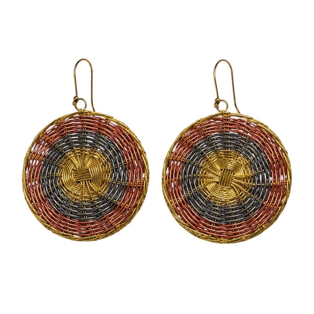 Purely Handmade Brass Earrings