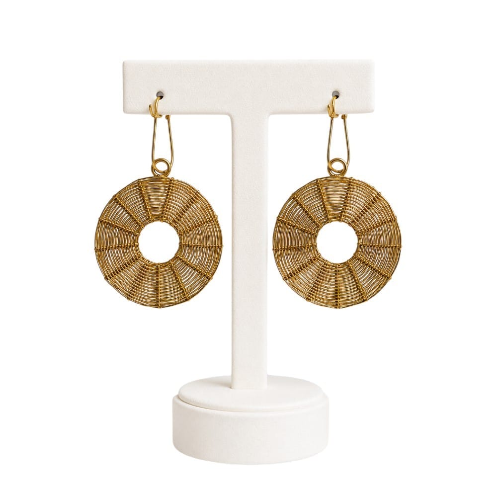Purely Handmade Brass Earrings