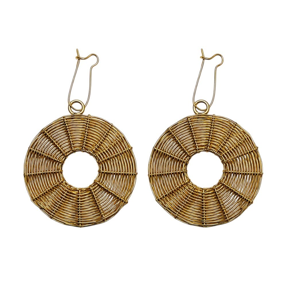 Purely Handmade Brass Earrings