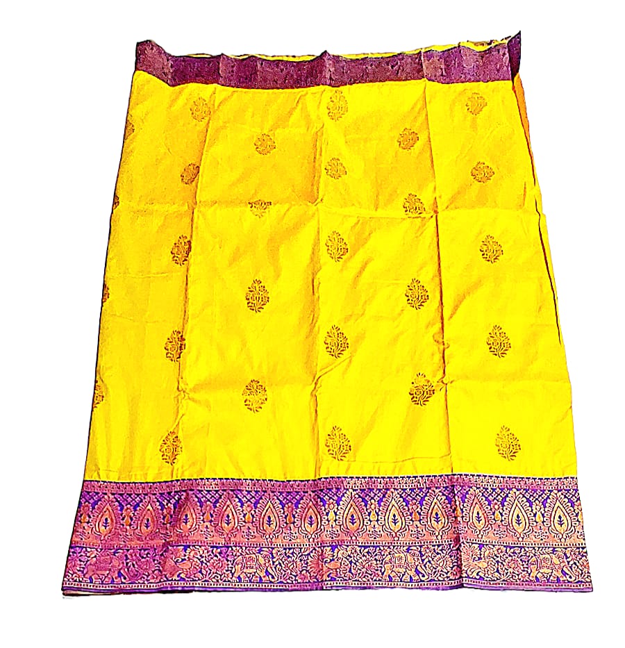 Fashweave Katan Silk Saree with Blouse Piece for Women